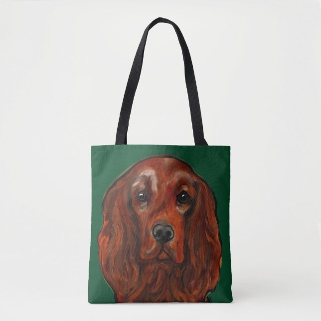 Tote Bag Setter rouge irlandais (Devant)