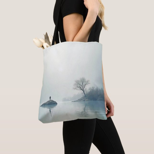Tote Bag Seul dans la conception de la fosse (De près)