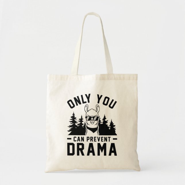 Tote Bag Seule la prévention du drame (Devant)