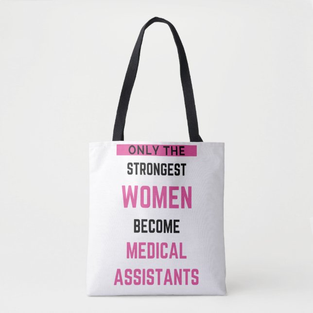 Tote Bag Seules Les Femmes Les Plus Fortes Deviennent Adjoi (Devant)