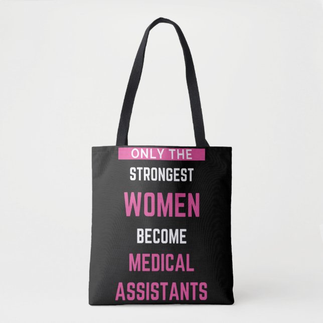 Tote Bag Seules Les Femmes Les Plus Fortes Deviennent Assis (Devant)