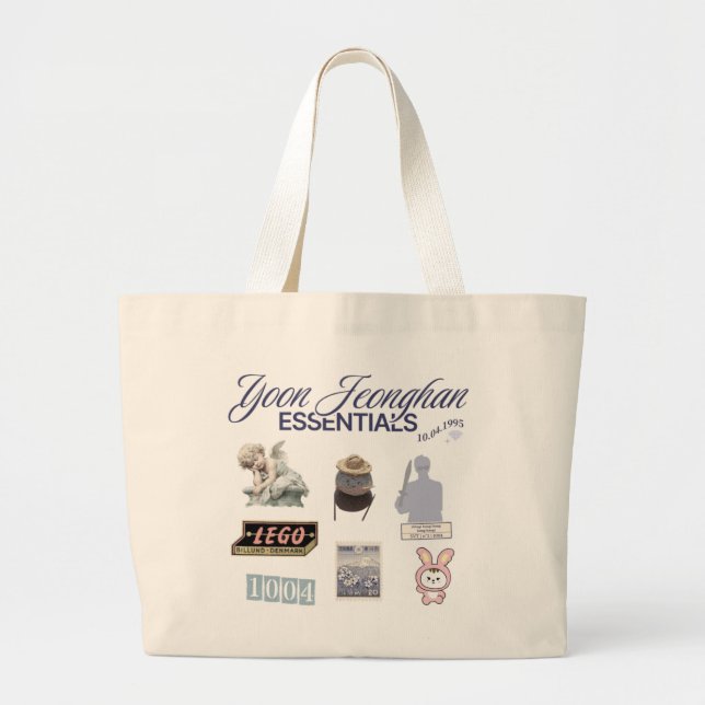 Tote Bag Seventeen Jeonghan - Kpop merch (Devant)