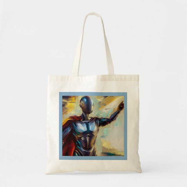 Tote Bag SF - Héros de l'intelligence artificielle 4 (Devant)