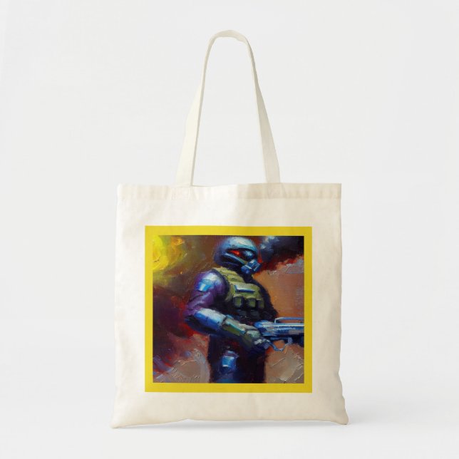 Tote Bag SF - Héros militaire 4 (Devant)