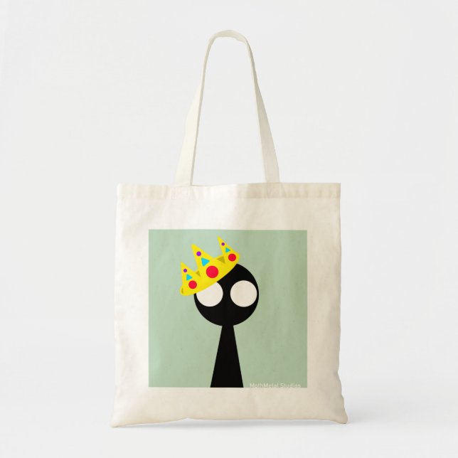 Tote Bag Shadow World - Le Roi "Bonjour là" (Devant)