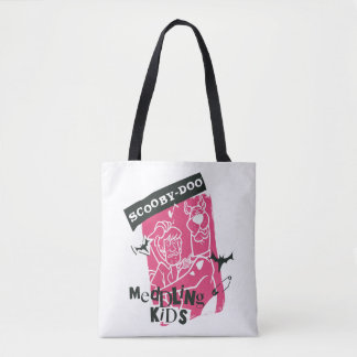 Tote Bag Shaggy and Scooby Doo Meddling Kids Punk Outline