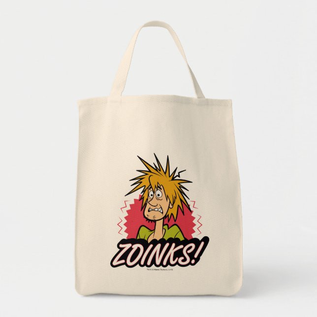 Tote Bag Shaggy "Zoinks !" graphic (Devant)