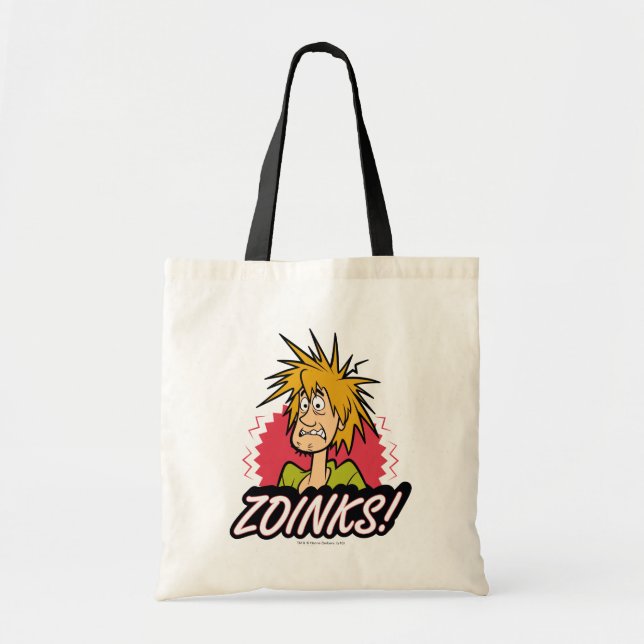 Tote Bag Shaggy "Zoinks !" graphic (Devant)