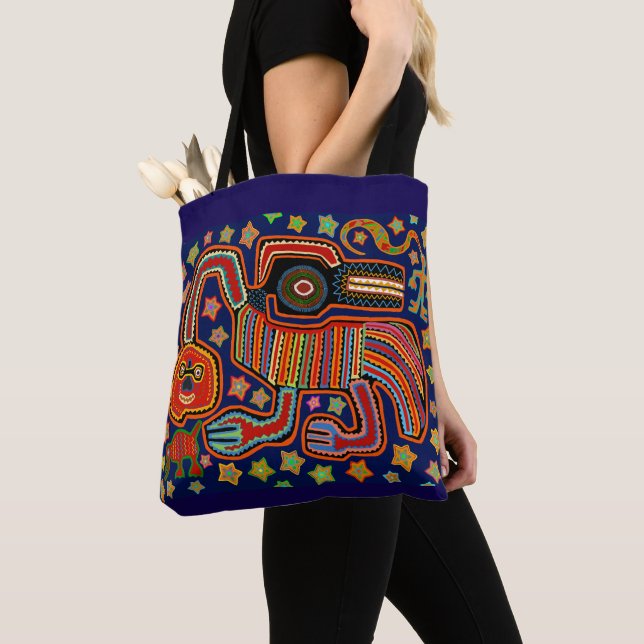 Tote Bag Shaman Spirit Serpent (De près)