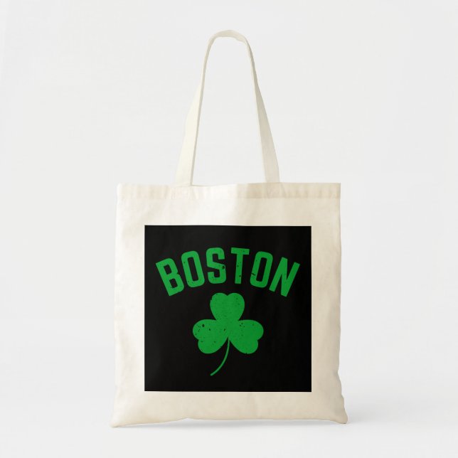 Tote Bag Shamrock de Boston Green Lucky (Devant)