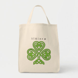 Tote Bag Shamrock de design celtique Saint Patrick's Day Sa