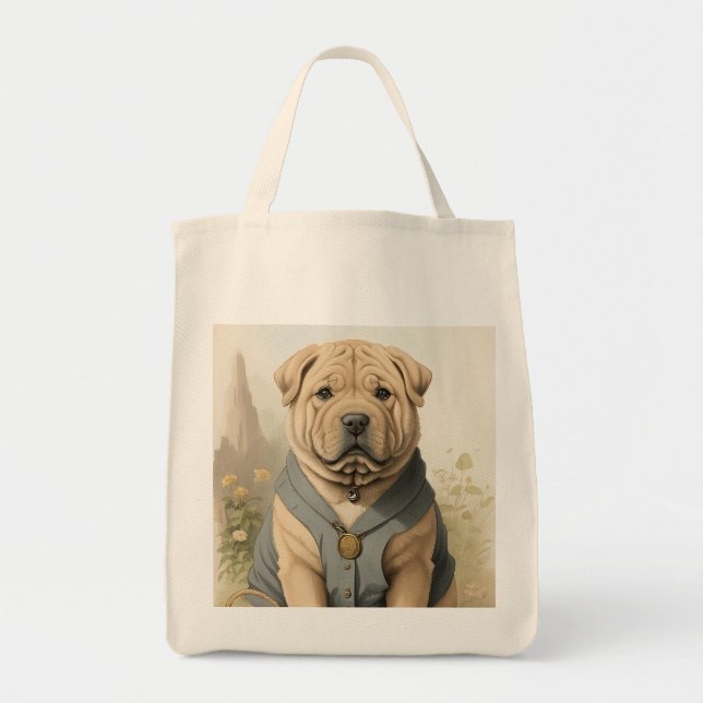 Tote Bag Shar-Pei (Devant)