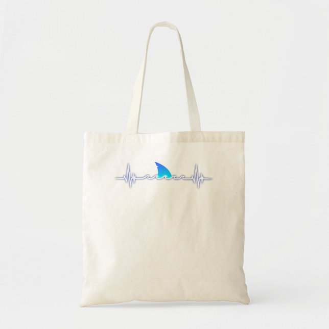 Tote Bag Shark Tshirt, Shark Shirt, Shark Lover Gift, Shark (Devant)
