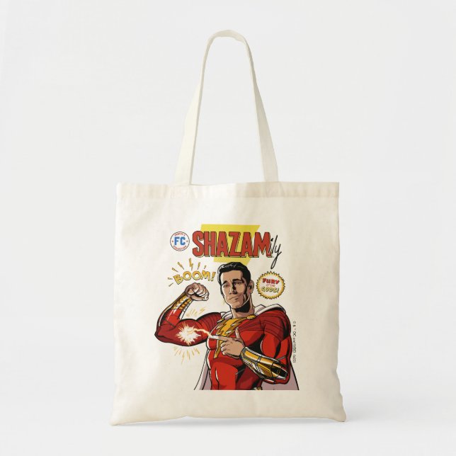Tote Bag SHAZAM ! Furie des dieux | Housse de bande dessiné (Devant)