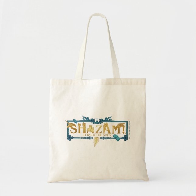 Tote Bag SHAZAM ! Furie des dieux | Logo mythique (Devant)
