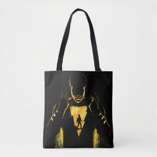 Tote Bag SHAZAM !   Shazam et Billy Lightning Silhouette