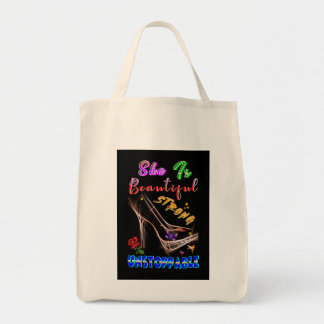 Tote Bag She Is Beautiful Strong Unstoppable