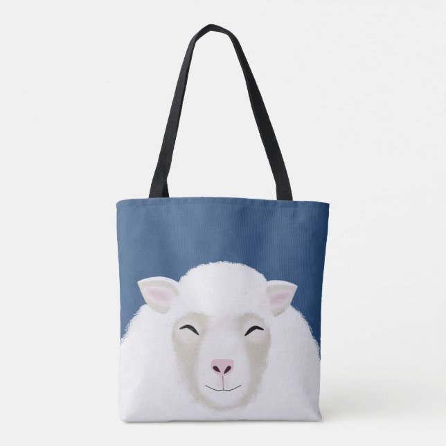 Tote Bag Sheep Allover Fourre-tout (Dos)