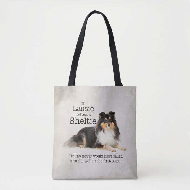 Tote Bag Sheltie tricolore Fourre-tout de Timmy (Devant)