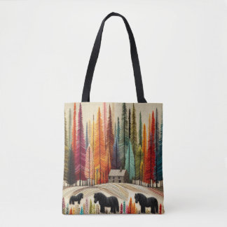 Tote Bag Shetland Pony, Ferme, Sac, Fourre-tout