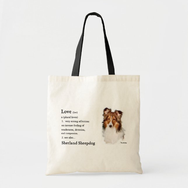 Tote Bag Shetland Sheepdog Sheltie Cadeaux (Devant)