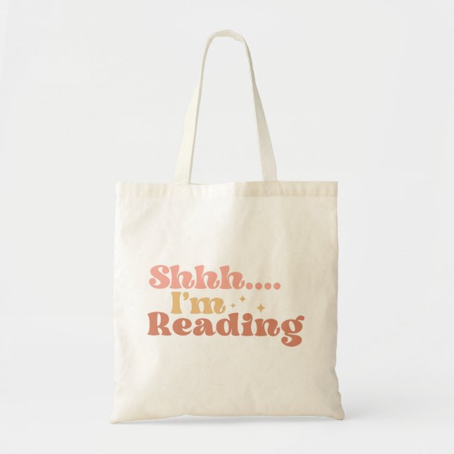 Tote Bag Shhh je lis (Devant)