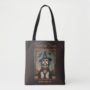 Tote Bag Shih Tzu Halloween Trick or Treat