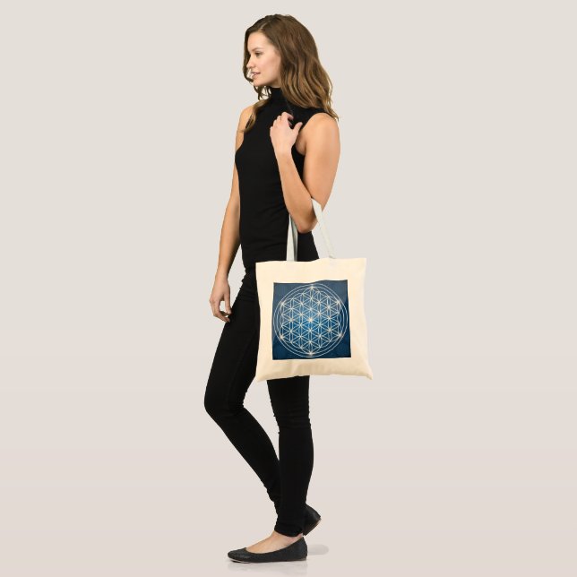 Tote Bag Shiny Flower of Life (Devant (modèle))