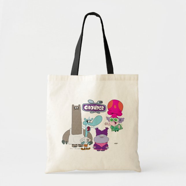 Tote Bag Shnitzel, Mung, Chowder et Truffes (Devant)