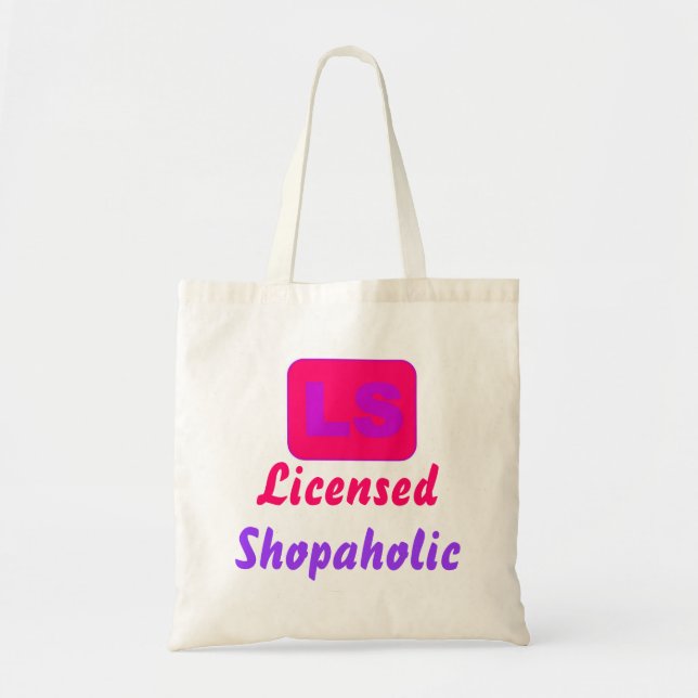 Tote Bag Shopaholic autorisé (Devant)