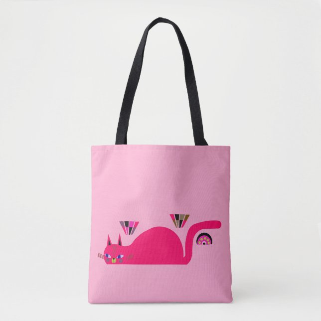 TOTE BAG SHOPPING CAT FOURRE-TOUT (Devant)