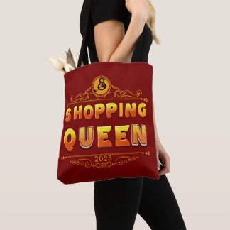 Tote Bag Shopping Queen-stylish & cadeau amusant pour les a