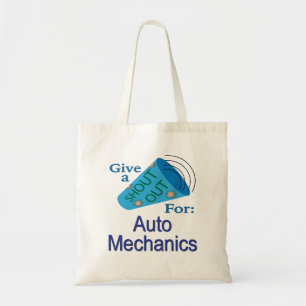 Tote Bag Shout Out for Auto Mechanics
