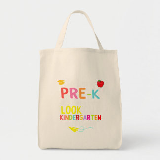 Tote Bag Si Long Pré-K jardin d'enfants ici je viens diplôm