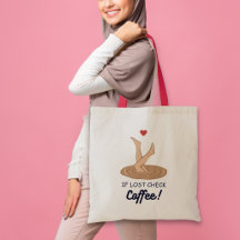 Si Perdu Vérifiez le Café Drôle Amoureux du Café A