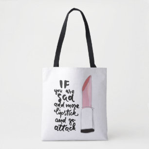 Tote Bag Si vous êtes tristes ajoutez plus de rouge à