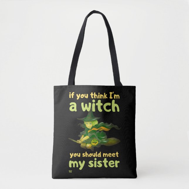 TOTE BAG "SI VOUS PENSEZ QUE JE SUIS UN TÉMOIN..." (Devant)