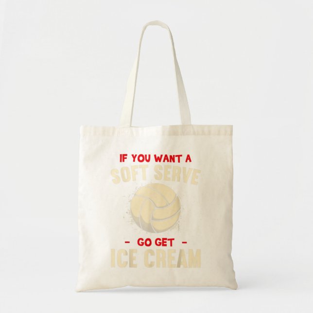 Tote Bag Si Vous Voulez Un Serve Douce Allez Obtenir Crème  (Devant)