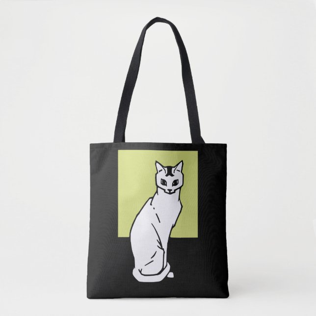 Tote Bag Siège Chat Julie de Graag Art Nouveau (Devant)