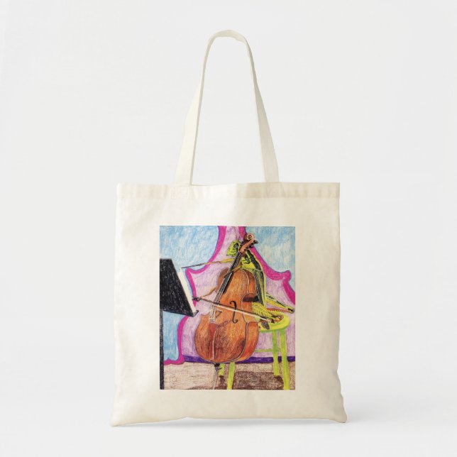 Tote Bag Siegfried joue le violoncelle (Devant)