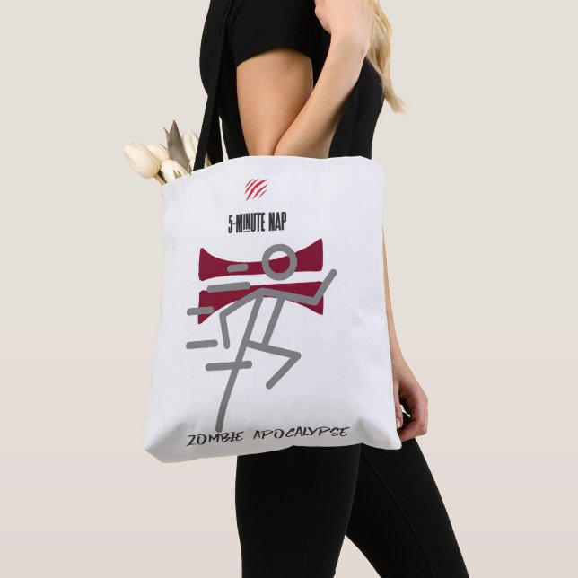 Tote Bag Sieste de 5 minutes = Apocalypse Zombie (De près)