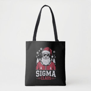 Tote Bag Sigma Claus Cool Père Noël Noël Rizz Rizzler Mème
