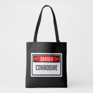 Tote Bag Signal de corrosion du danger