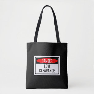 Tote Bag Signal de faible dégagement de danger