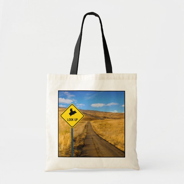 Tote Bag Signal de porc volant (Devant)