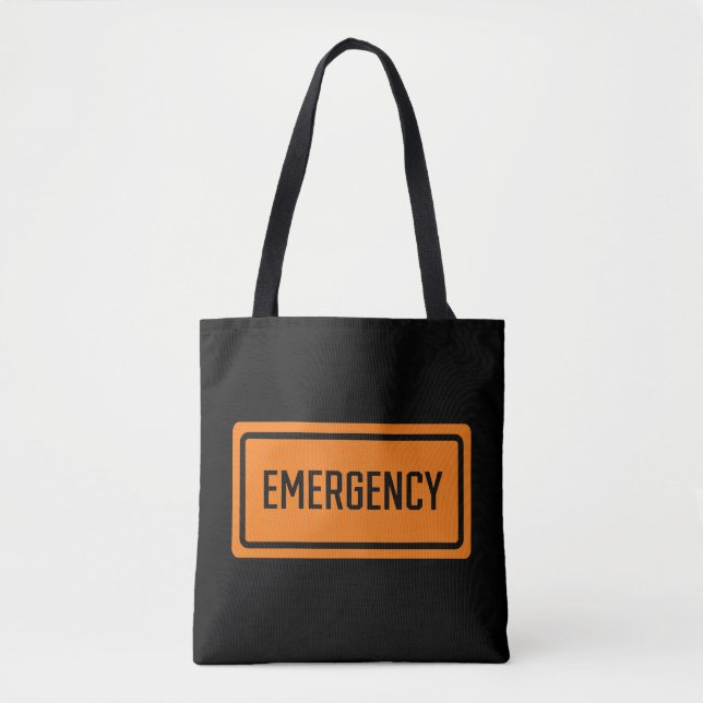 Tote Bag Signal d'urgence (Devant)