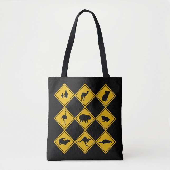 Tote Bag signalisation routière australienne (Devant)