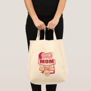 Tote Bag Signe 60s Diner Style Super Mom Diner