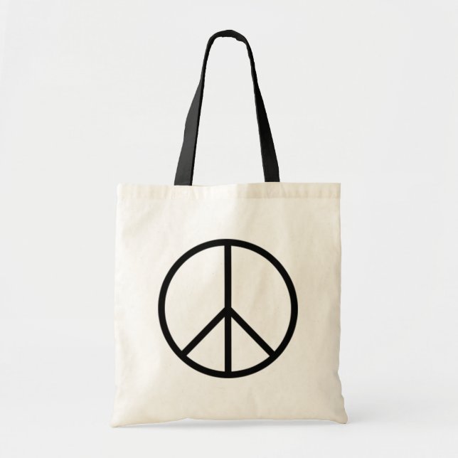 Tote Bag Signe de paix (Devant)