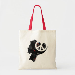 Tote Bag Signe de paix à la mode de l'Equateur avec la